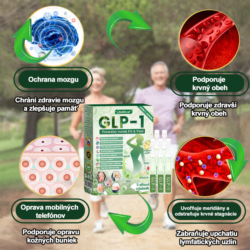 🍏🍏🍏BuildLeaf® GLP-1 6-v-1 Fit & Vital Perorálny Roztok ✅ (Len raz denne, viditeľné zmeny už za 7 dní) Pre obezitu, kardiovaskulárne ochorenia, cukrovku, spánkové apnoe, zdravie čriev, problémy s kĺbmi a ďalšie