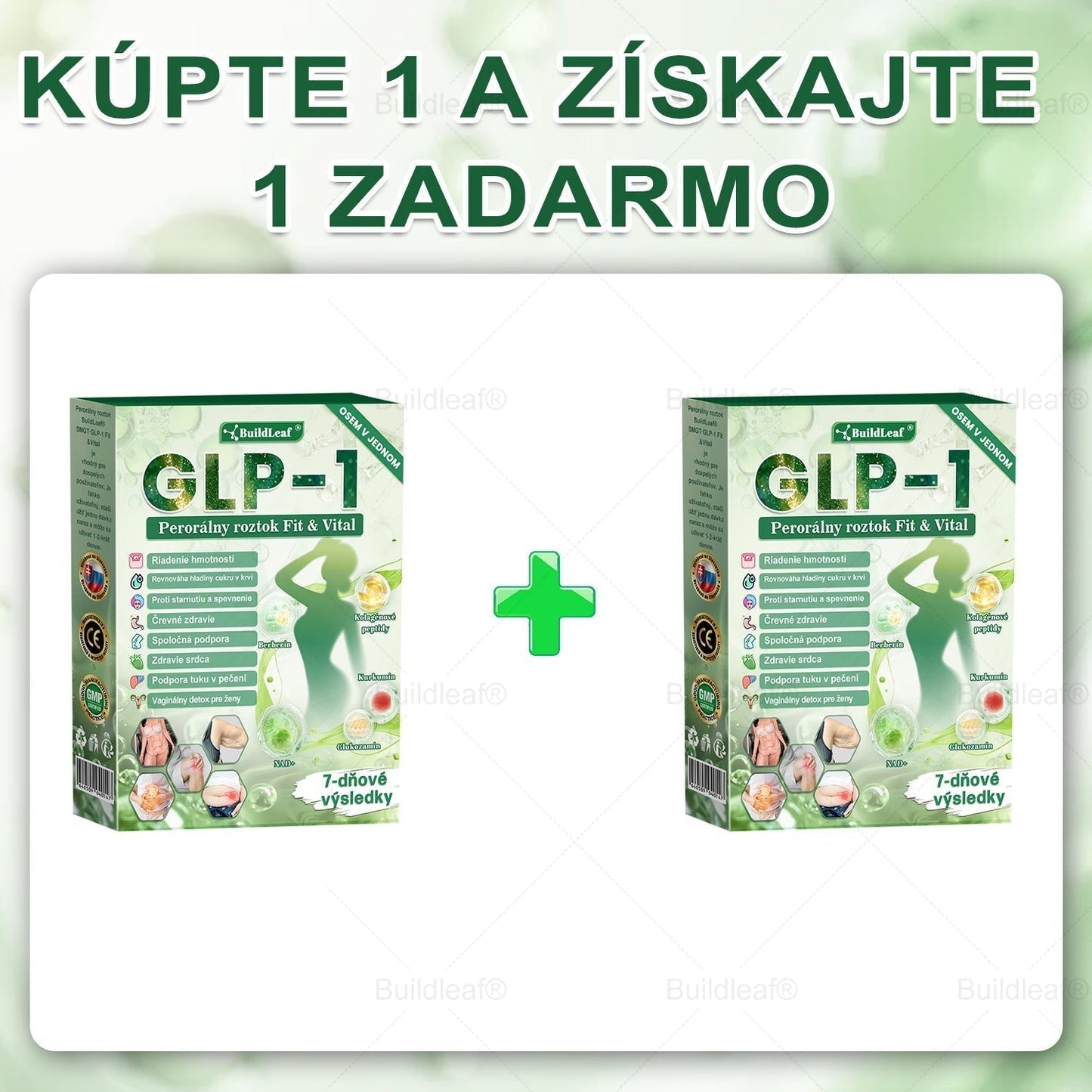 🍏🍏🍏BuildLeaf® GLP-1 6-v-1 Fit & Vital Perorálny Roztok ✅ (Len raz denne, viditeľné zmeny už za 7 dní) Pre obezitu, kardiovaskulárne ochorenia, cukrovku, spánkové apnoe, zdravie čriev, problémy s kĺbmi a ďalšie